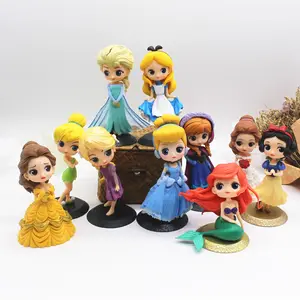 Jouet à la mode figurine à collectionner figurine d'anime petits jouets en PVC personnalisés avec base debout à fleurs