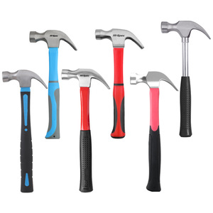 Martillo de garra Hispec de acero al carbono con cara rectangular, martillo doméstico para clavos con inserto de goma negra para mayor durabilidad - Product Image 2