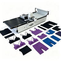 Machine de découpe automatique à couteau vibrant PLC pour tapis de voiture en cuir, vêtements, tissus multicouches et matériaux souples