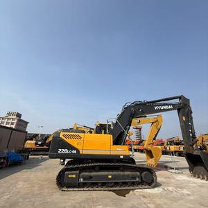 Precio de fábrica Excavadora usada HYUNDAI 220-9S 210 225 Excavadora hidráulica sobre orugas con precio competitivo - Product Image 2