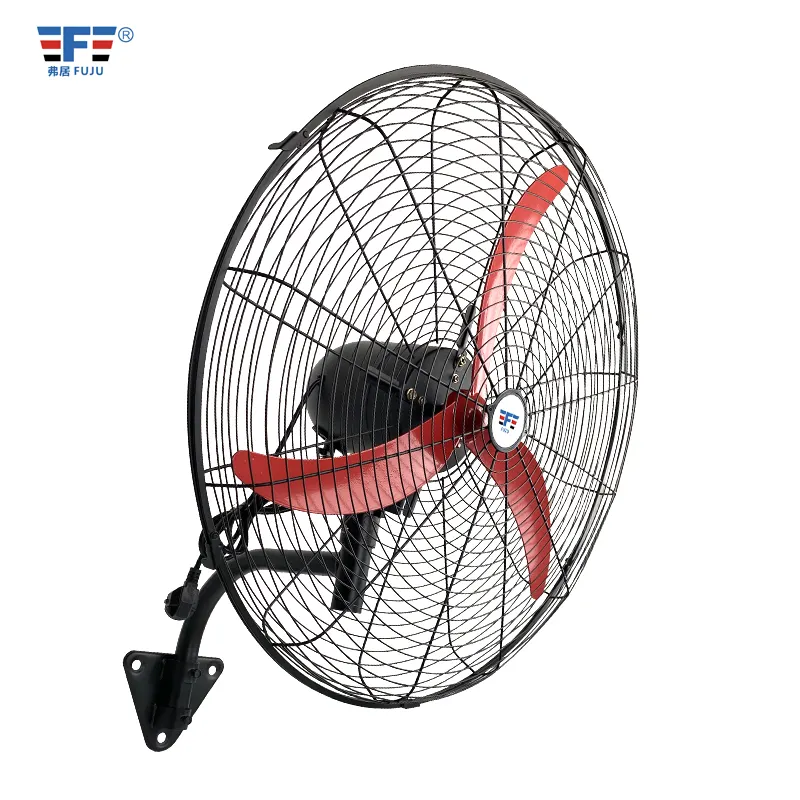 Ventilatore da parete commerciale oscillante elettrico industriale oscillante a 26 pollici Smart bldc con cuscinetti a sfera