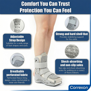 <span class=keywords><strong>Bota</strong></span> Ortopédica para Caminar, para Esguinces de Tobillo, Fracturas, Soporte de <span class=keywords><strong>Pie</strong></span>, Certificación ISO - Product Image 5