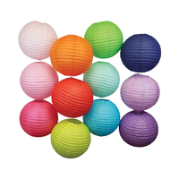 Lanternes en papier chinois faites à la main non toxiques de vente chaude diverses couleurs pour la décoration intérieure de maison de fête de festival prix usine
