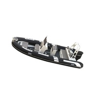 Bateaux pneumatiques RIB en aluminium RIB600 Orca Hypalon/PVC à grande vitesse en eau salée