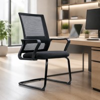 Chaise de bureau ergonomique en tissu pour la maison et le bureau, vente en gros d'usine, chaise de travail pour personnel