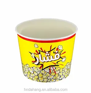 Nieuwigheid Movie Theater Party Treat Snacks Emmers Herbruikbare Popcorn Verpakking Cup Papier Emmer Voor Popcorn