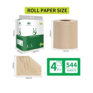All'ingrosso all'ingrosso a buon mercato angelo morbido carta igienica grande rotolo di tessuto ultra forte tocco pulito carta 80 rotoli in cina - Product Image 2
