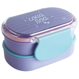 Customized Plastic <b>Lunch</b> <b>Box</b> Rectangle Stackable <b>Microwavable</b> Bpa Free For Children - Product Image 2