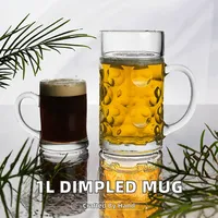 Mug à bière en plastique réutilisable 500ml/40oz, qualité alimentaire, portable, avec logo personnalisé, pour fêtes et événements en gros