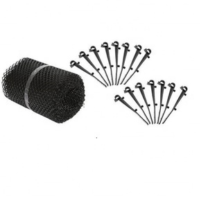 Protections de gouttière en plastique haute résistance, couvercle de gouttière réutilisable, filet de protection de vidange avec 15 crochets pour une Installation facile - Product Image 2