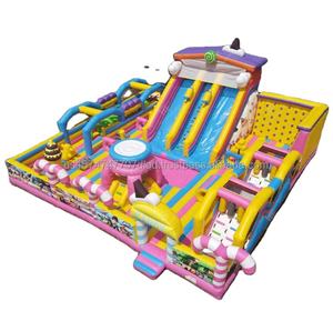 Parc d'attractions gonflable massif avec parcours d'obstacles Winway en PVC, capacité de 500 kg pour événements commerciaux, festivals communautaires, famille - Product Image 5