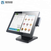 Écran tactile capacitif sans ventilateur de 15 pouces tout en un système de terminal de point de vente
