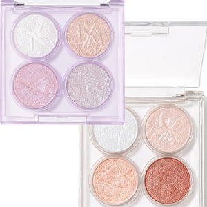 Nouvelles fards à paupières pigmentés cosmétiques acryliques scintillants métalliques multichromes super ultra brillants, illuminateur pailleté - Product Image 1
