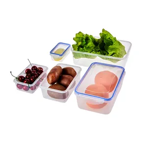 Высококачественный безопасный для микроволновой печи пищевой контейнер, экологически чистый герметичный пластиковый контейнер для хранения пищи, Ланч-бокс с крышкой