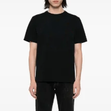 เสื้อยืดคอกลมแขนสั้นสีดำผ้าฝ้าย 100% คุณภาพสูงสำหรับผู้ชาย พิมพ์ลายสัตว์ พิมพ์โลโก้ด้านหน้า มีสินค้าพร้อมส่ง ขายส่ง - Product Image 6