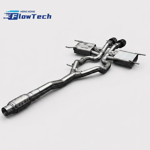 ระบบท่อไอเสียแคทแบ็กสแตนเลสสำหรับรถยนต์ Jaguar F-TYPE X152 2.0T พร้อมวาล์วควบคุมเสียงและระบบปรับเสียงได้ - Product Image 1