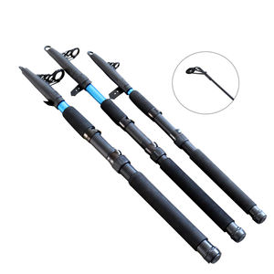 Canne à pêche télescopique en fibre de verre pour la pêche à la <span class=keywords><strong>truite</strong></span>, au bar et à la carpe en rivière, 2,4 m, 3,0 m, 3,6 m, modèle Navigator, personnalisable, canne à spinning rigide, vente chaude - Product Image 1