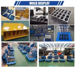 Machine de fabrication de blocs de <span class=keywords><strong>béton</strong></span> 4-40, équipement de production de briques creuses et pleines par vibration hydraulique pour les entreprises de construction - Product Image 6