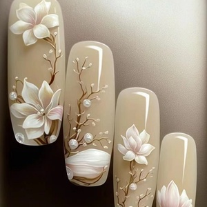 High-End Wooden Nail <b>Brush</b> Suit with 10 Special Nail Art <b>Brushes</b> OEM Custom Logo Made From Durable Nylon - Product Image 6