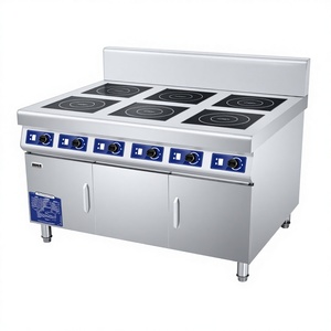 Table de cuisson à <span class=keywords><strong>induction</strong></span> commerciale 4/6 brûleurs, cuisinière à <span class=keywords><strong>induction</strong></span> électrique haute puissance, armoire à <span class=keywords><strong>induction</strong></span> infrarouge, cuisinière de restaurant - Product Image 3