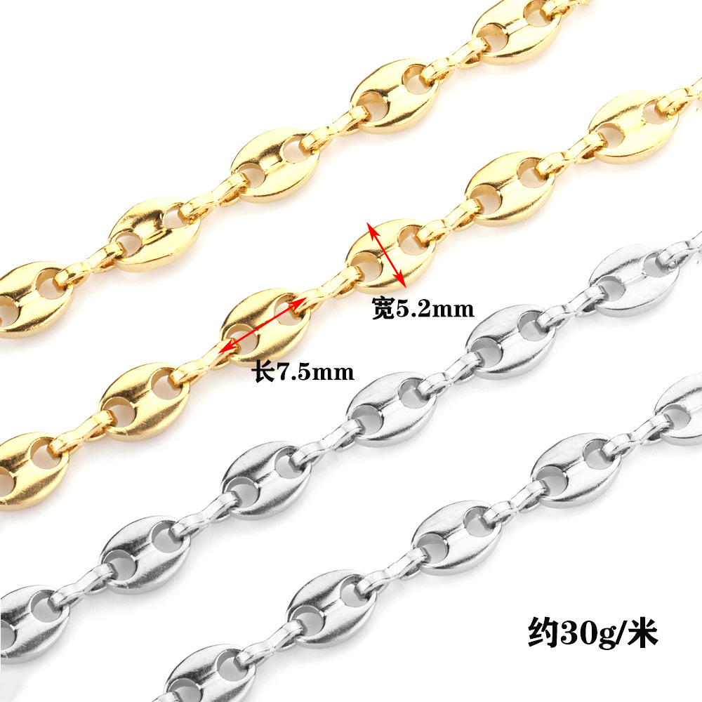 stainless steel jewelry chains bulk