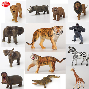 AN8712 8pcs HO Scale 1:87 Giraffe Painted Wild Animals PVC - Foto 4