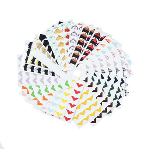 Onemax 24 feuilles/lot, 360 coins <span class=keywords><strong>photo</strong></span> autocollants noirs sans acide, résistants à la déchirure, <span class=keywords><strong>pour</strong></span> album <span class=keywords><strong>photo</strong></span> et journal DIY - Product Image 1