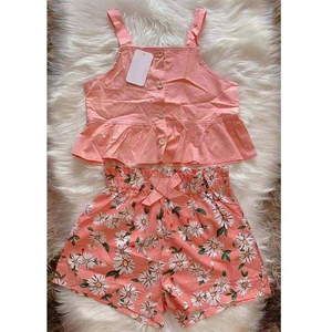 Stock di Abbigliamento Estivo per Bambini 2022, Vestiti Mix & Match all'Ingrosso, Confezioni Economiche in Poliestere/Cotone - Product Image 1
