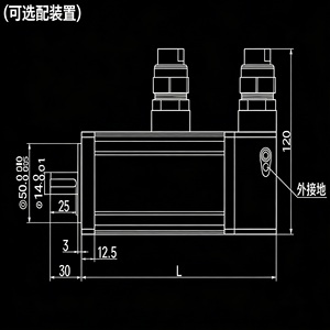Moteur servo intégré antidéflagrant à bride monophasé 60ST <span class=keywords><strong>Wheatstone</strong></span> 400W 208-240V 50Hz 3000 tr/min 1.27NM 1000 lignes - Product Image 2