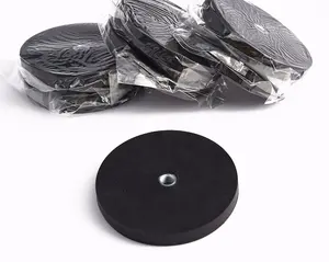 Silicone-wrapped Strong Magnet, Elastomer Plastic-encapsulated , TPR Soft Rubber coated Magnets