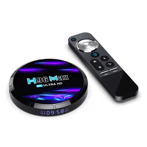 2023 usine directe NEWST Smart Android 12.0 H96 MAX M6 tv box prend en charge 8k WIFI 6 allwinner H618 avec télécommande vocale 2.4G