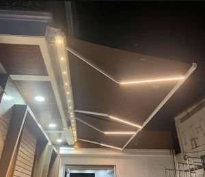 Auvent <span class=keywords><strong>motorisé</strong></span> manuel en gros, auvent imperméable rétractable pour patio, extérieur, balcon - Product Image 3