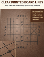 Tapis de jeu double face écologique insonorisant pour Mahjong et échecs chinois, résistant à l'usure, antidérapant, housse de bureau multi-usage
