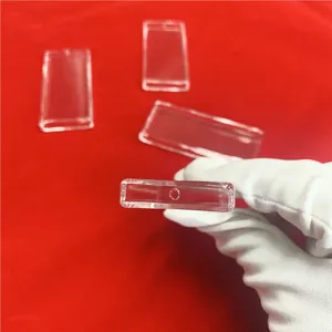 Les fabricants personnalisent un tube de verre de quartz en silice fondue transparent poli au feu de haute qualité