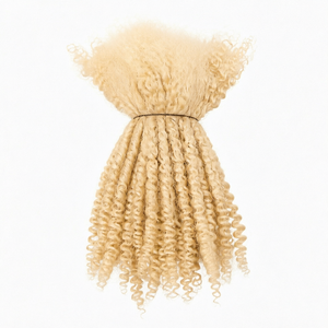 Indian Remy <b>Human</b> <b>Hair</b> Microlocs <b>Extensions</b> <b>Curly</b> Tips Dreadlock Bulk <b>Hair</b> 0.1cm Grade 9A-12A 8-12 Inch for Women - Product Image 1