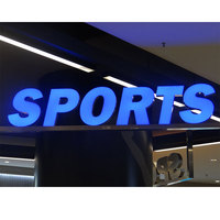 Grand logo boutique grande signalisation lettres géantes LED lettres lumineuses sans limite lettre lumineuse panneau