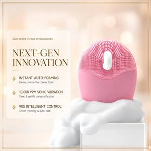 Detergente Viso Istantaneo a Microbolle Senza Fili |   Massaggiatore Vibrante per Pori 10000VPM, Gadget per la Cura della Pelle |   Etichetta Privata OEM - Product Image 3