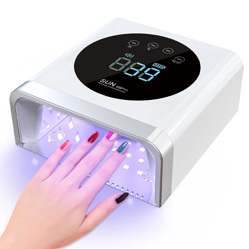 OEM ODM Professional Quick Dry Curing Lamp 72W Rechargeable Cordless UV LED Nail Lamp Nail Dryer Gel Polish UV Nail Light