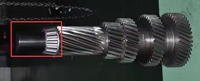 Outil d'installation de roulement d'arbre intermédiaire pour la réparation de transmissions de camions lourds pour boîte de vitesses ZF 12TX/16S