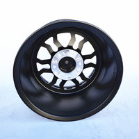 Jantes de voiture en alliage 6061, peinture noire, design Beadlock, jantes forgées pour voiture avec jantes monobloc, peinture noire, en vente