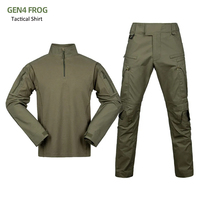 Tenue de Combat Tactique Camouflage Multi-Poches G4 en Tissu Ripstop Respirant [500 Ensembles Personnalisés]