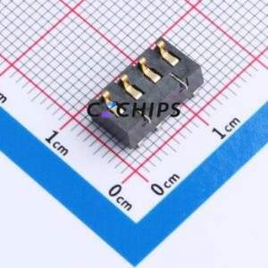 06H434050 Blade/Spring Contact Battery Connector SMD,P=3mm Connector - Product Image 1