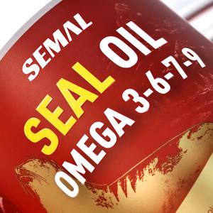 Custom Printed Nutraceutical Bottle Label <b>Stickers</b> with Hot Foil & Spot UV for Health Supplement Branding metallic labels - Product Image 3