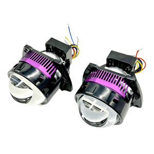 KIT DE LENTILLE DE PROJECTEUR HYML 3 "MATRIX LASER BI LED, BILED 70W POWER 8800K AVEC MONTAGE HELLA3 et EXCELLENT FAISCEAU BAS - Product Image 1