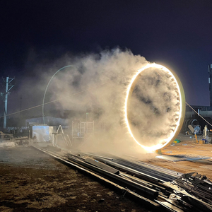 Özel DIY sahne paslanmaz çelik kemer düğün dekorasyon için soğutma sis makinesi Misting - Product Image 4