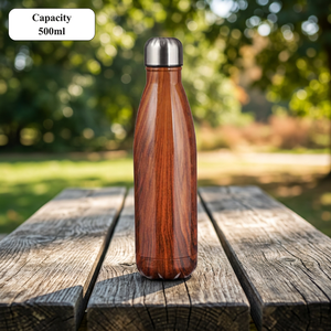 500ml Stainless Steel Vacuum Insulated Leak Proof Thermos <b>Water</b> <b>Bottle</b> Premium Design 12-24 Hours Heat Preservation for Travel - Product Image 2
