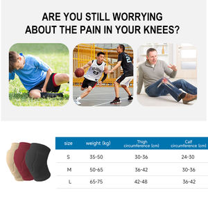 Genouillères de volley-ball unisexes de conception avancée pour jeunes et adultes avec coussinet EVA épais - Product Image 6