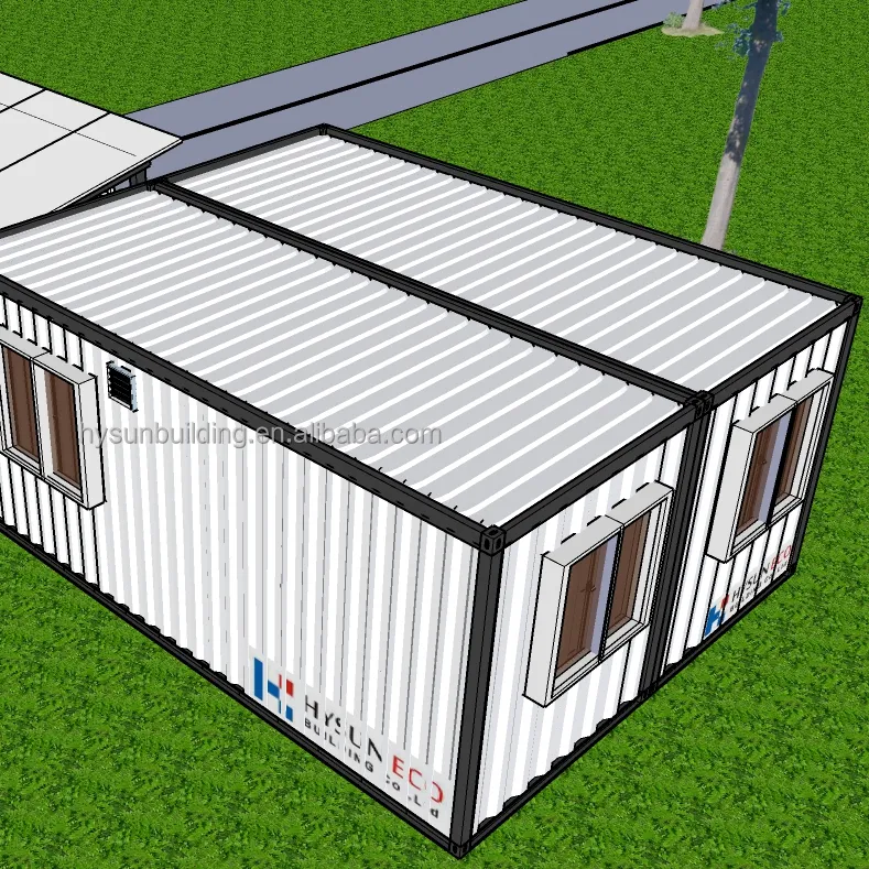 20ft Modified Modular Vorgefertigtes Mobil heim tragbares winziges Haus Bestseller Versand container Bungalow