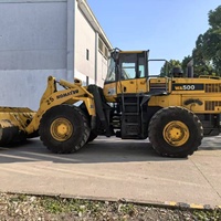 Chargeuse sur pneus Komatsu WA500-6 d'occasion, modèle 2023, 28 tonnes, moteur puissant, vente flash