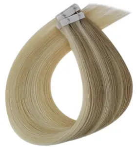 Nga tóc đôi rút ra lớp biểu bì phù hợp 12A tiêm băng trong phần mở rộng tóc Human Virgin tiêm băng trong phần mở rộng tóc